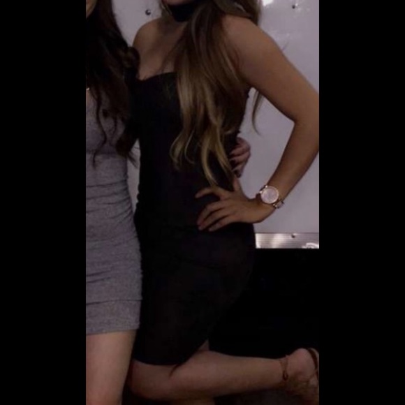 Chocker Suede Dress - Picture 3 of 3